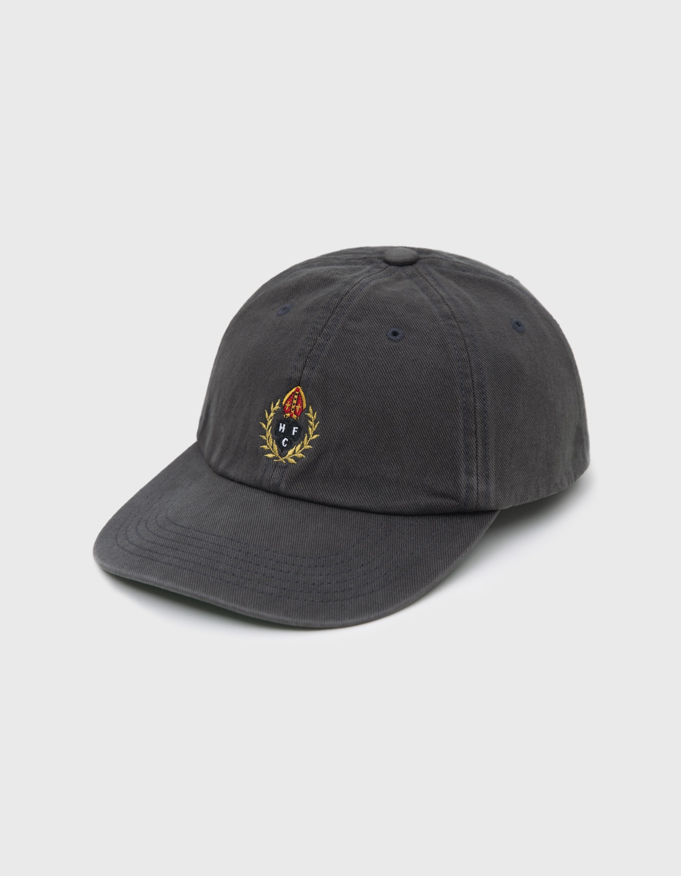 HFC CREST TWILL WASHED CAP / Charcoal