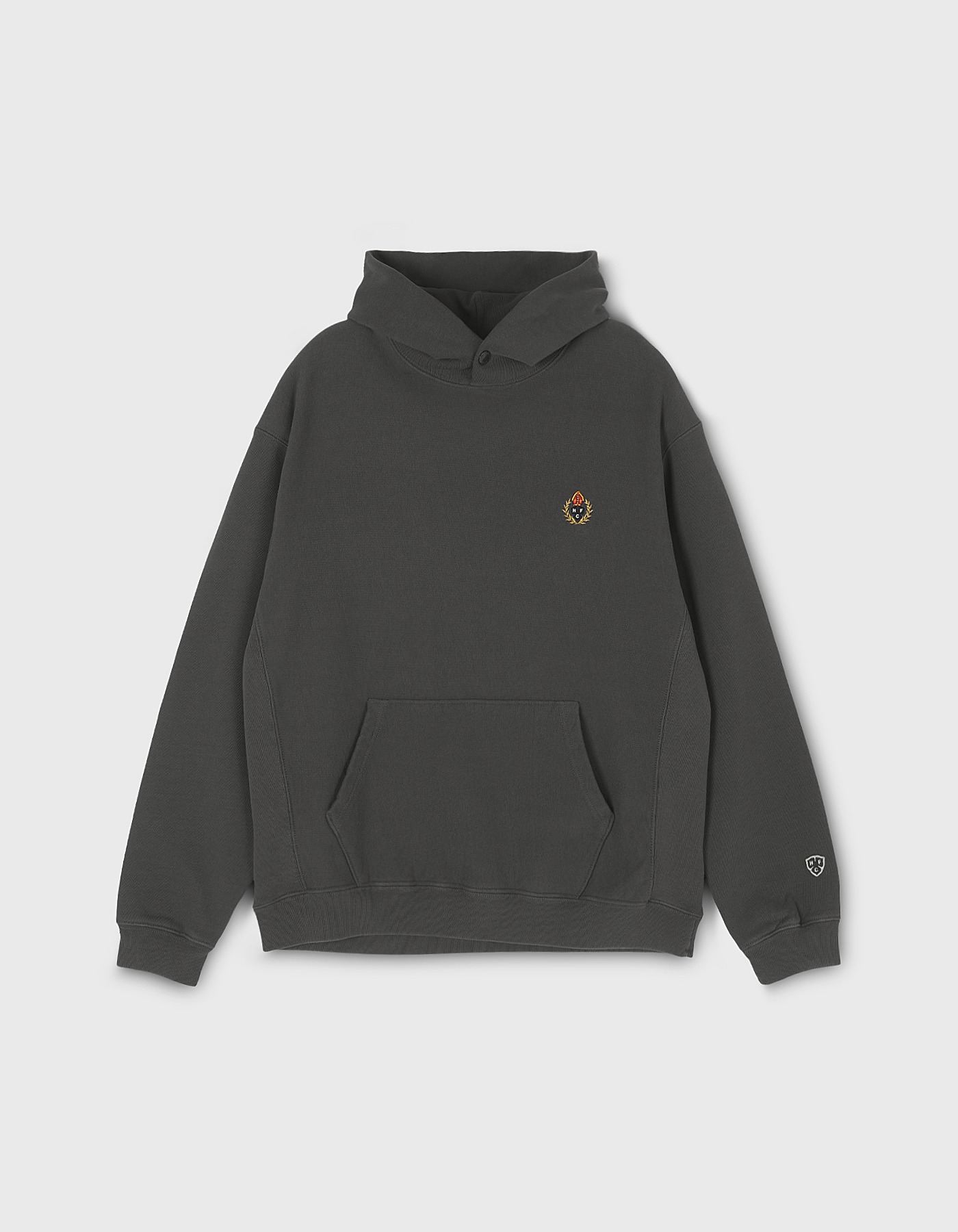 CREST 226 REVERSE HOODIE / Charcoal